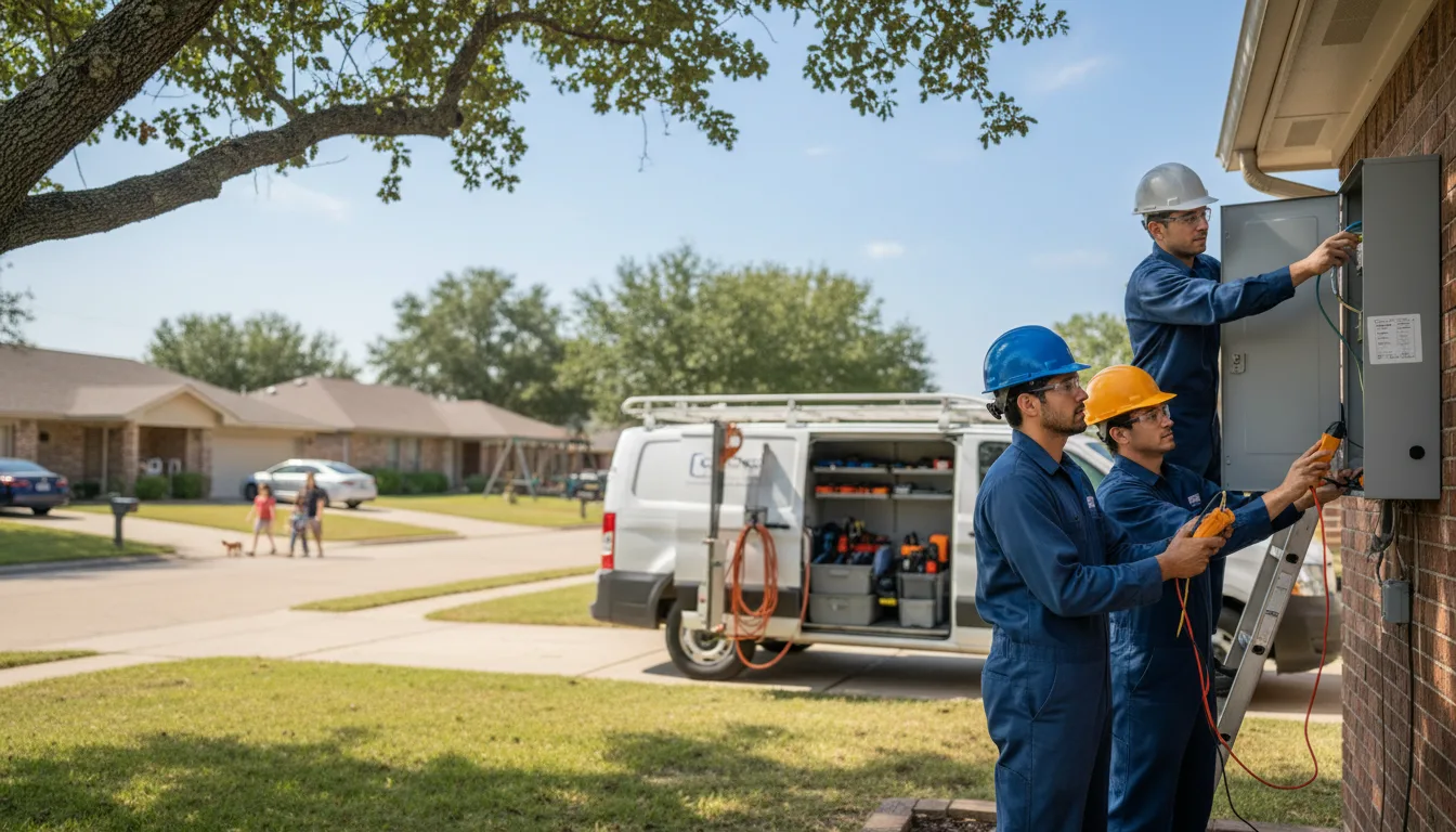 Certified electrician providing emergency electrical services in Mill Shoals, IL